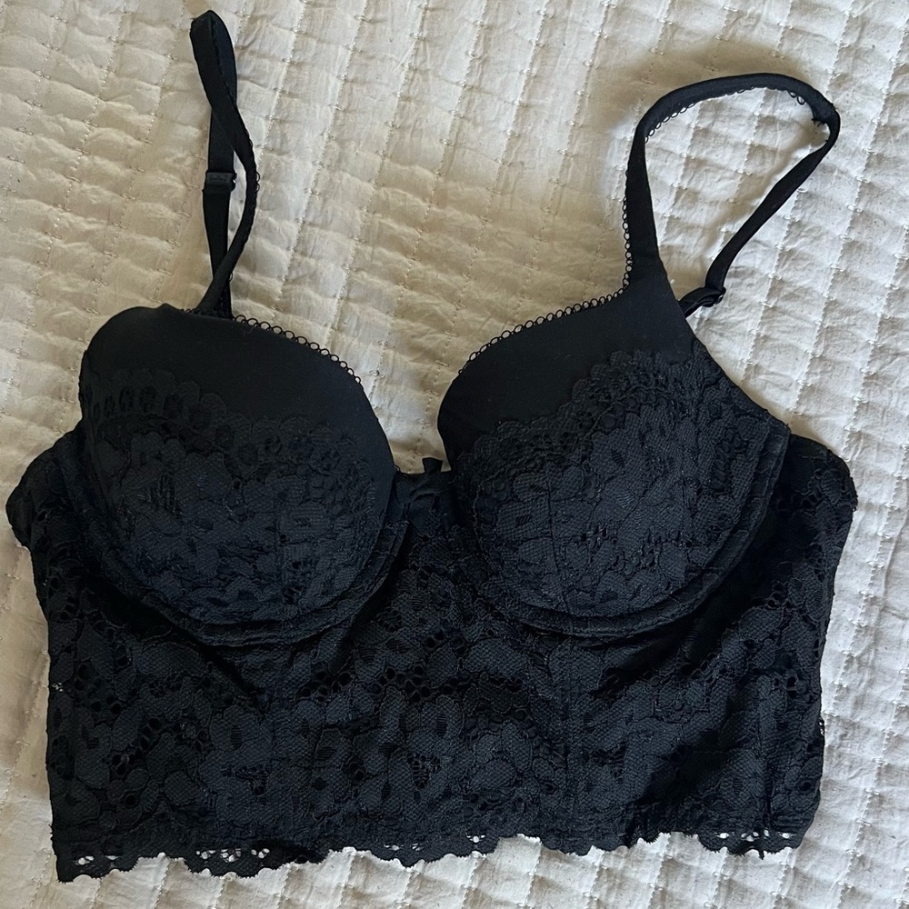 Victoria's Secret Black Lace Bra
